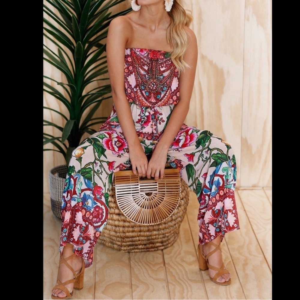 Boutique floral romper - Picture 5 of 11
